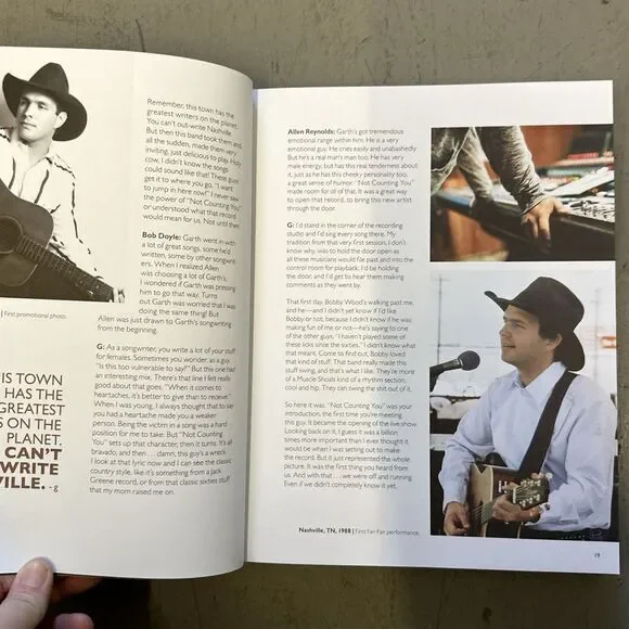 GARTH BROOKS: The Anthology Part 1, 5-CDs 50 Songs 240‎ Page Book Country - Picture 6 of 7